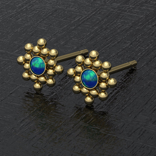 Tiny Earring Studs Surgical Steel - TitaniumFashion