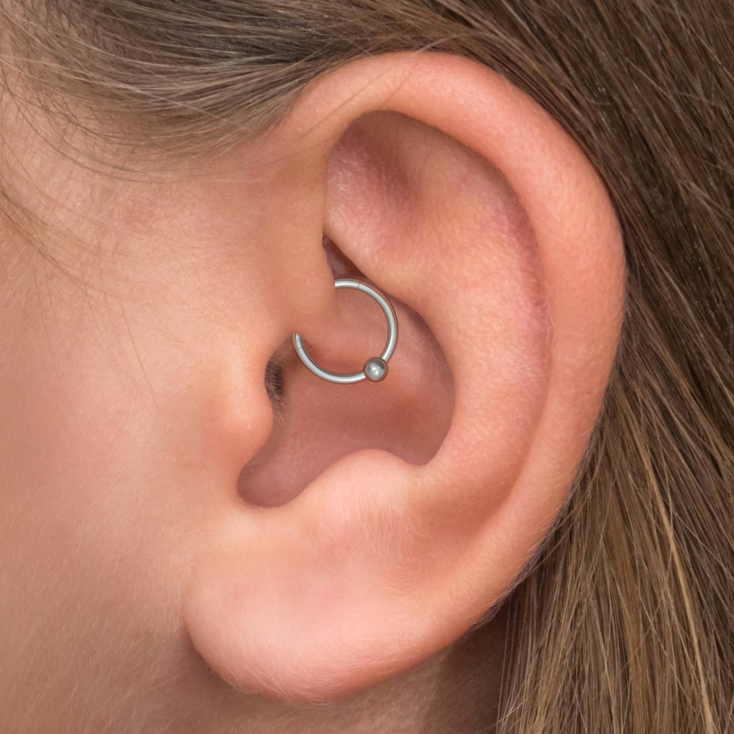 Daith Earring Titanium - TitaniumFashion
