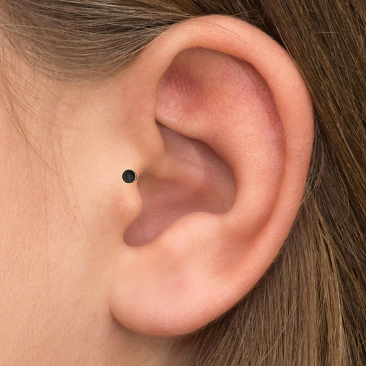 Forward Helix Piercing Surgical Steel - TitaniumFashion