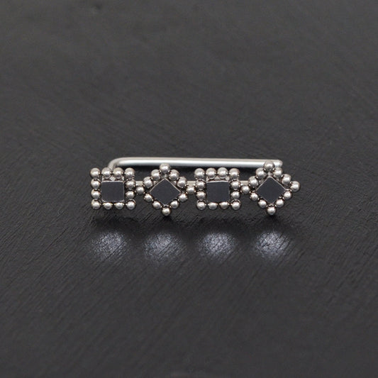 Surgical Steel Ear Crawler Earrings - TitaniumFashion