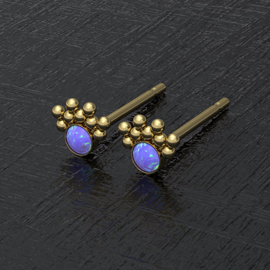 Tiny Earring Studs Surgical Steel - TitaniumFashion