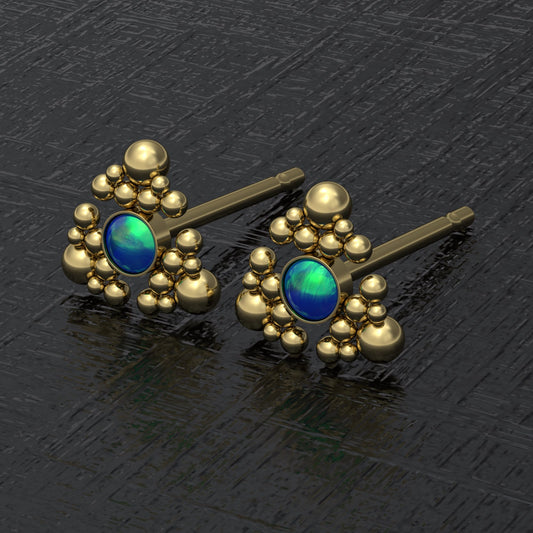 Small Stud Earrings Surgical Steel - TitaniumFashion