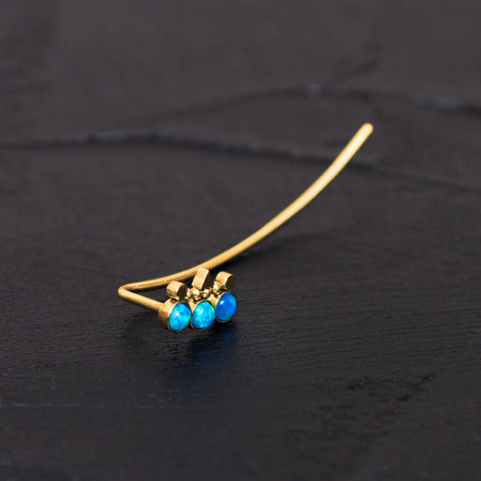 Climbing Earrings Surgical Steel - TitaniumFashion