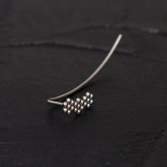 Climbing Ear Cuff Earrings Surgical Steel - TitaniumFashion