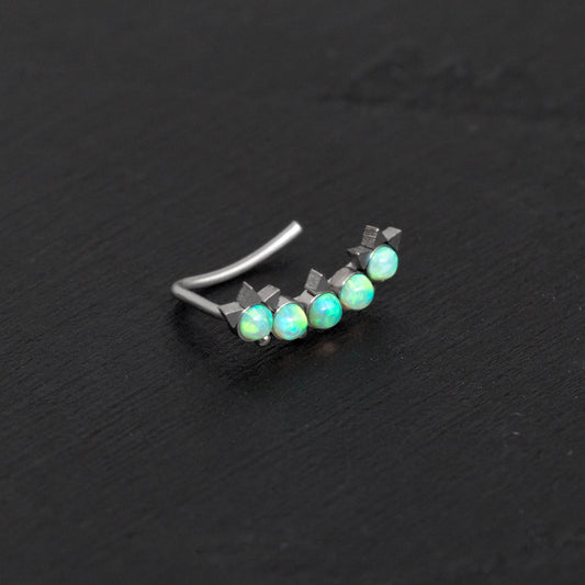 Climber Earrings Surgical Steel - TitaniumFashion