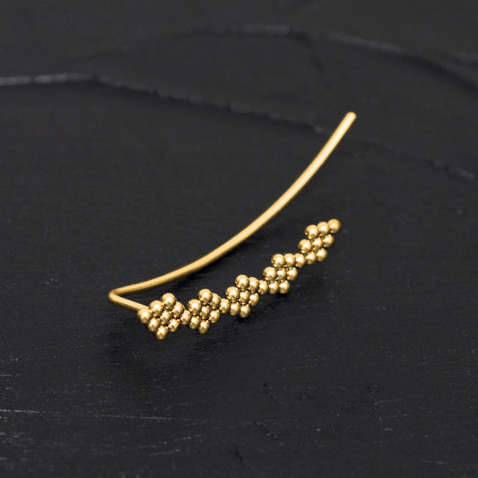Ear Pin Earrings Surgical Steel - TitaniumFashion
