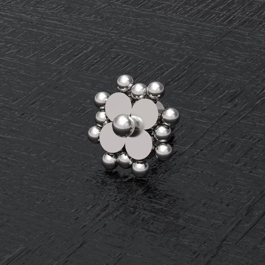 Nose Stud Ring Surgical Steel - TitaniumFashion