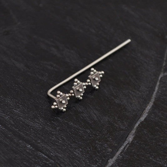 Climbing Ear Cuff Earrings Surgical Steel - TitaniumFashion
