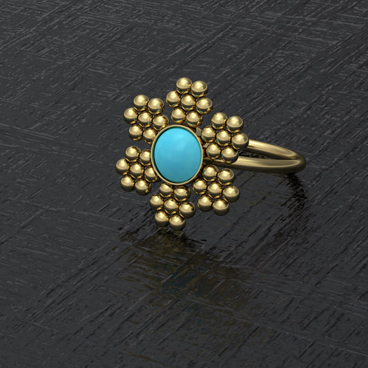 Turquoise Nose Jewelry Surgical Steel - TitaniumFashion