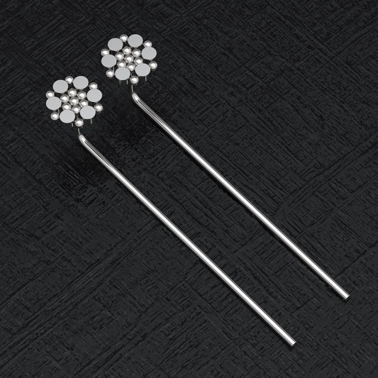 Ear Threader Earrings - TitaniumFashion