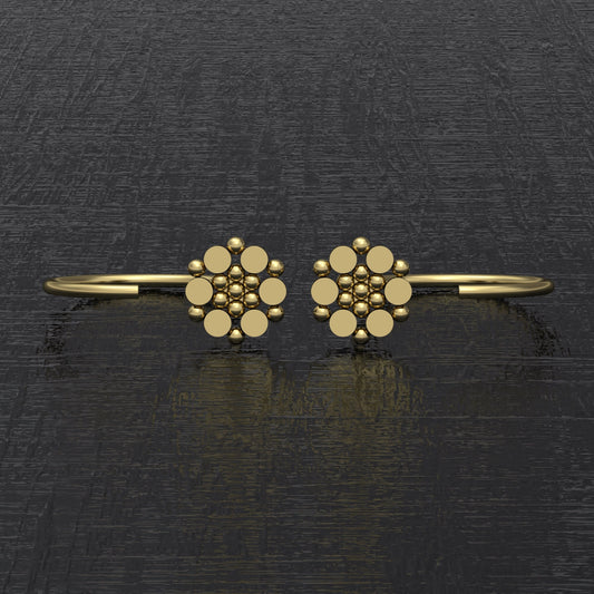 Surgical Steel Huggie Earrings - TitaniumFashion