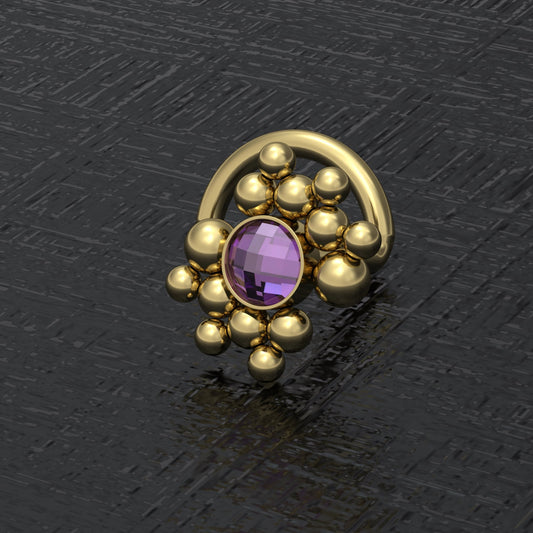 Surgical Steel Nose Stud Screw - TitaniumFashion