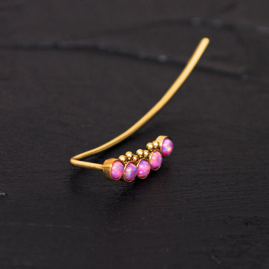 Surgical Steel Ear Crawler Earrings - TitaniumFashion