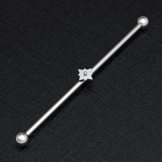 Industrial Barbell Surgical Steel - TitaniumFashion