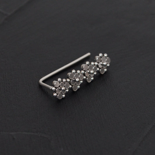 Surgical Steel Ear Crawler Earrings - TitaniumFashion