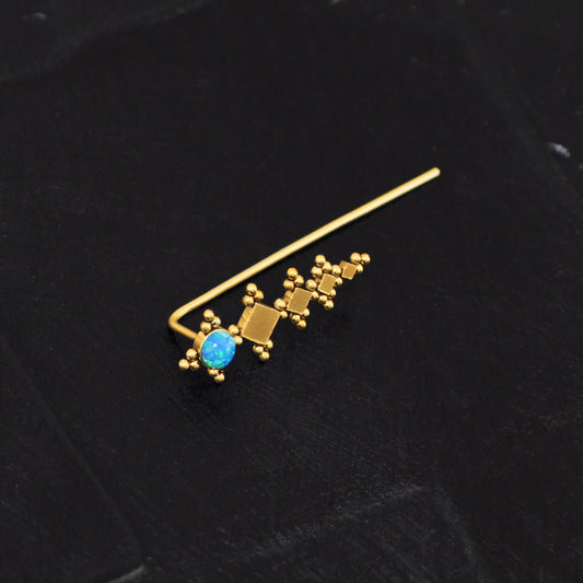 Climber Earrings Surgical Steel - TitaniumFashion