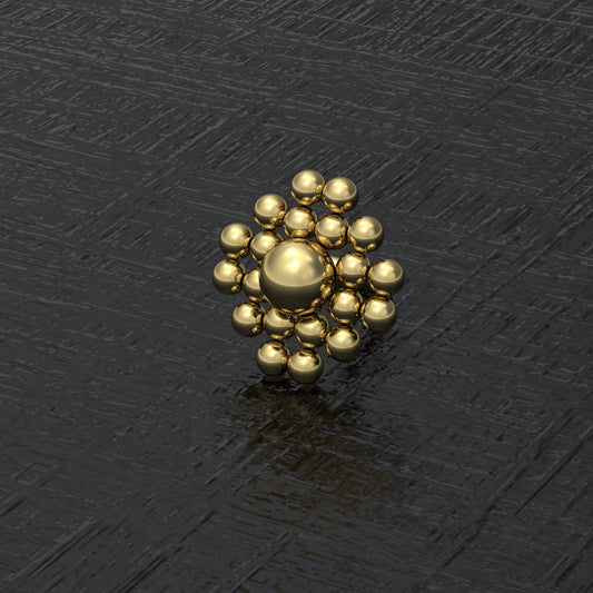 Surgical Steel Nose Screw Stud - TitaniumFashion