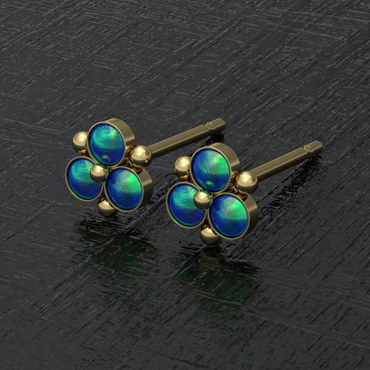 Tiny Earring Studs Surgical Steel - TitaniumFashion