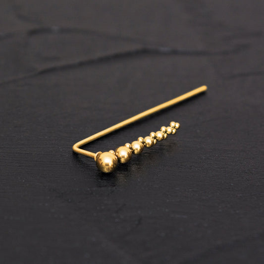 Ear Climber Earrings Surgical Steel - TitaniumFashion