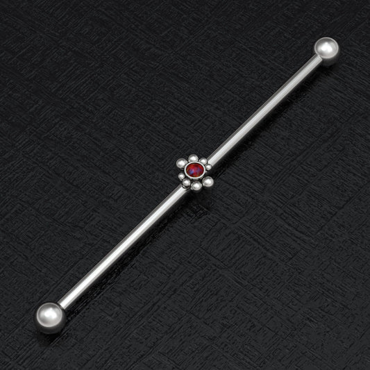 Titanium Industrial Barbell 14g - TitaniumFashion