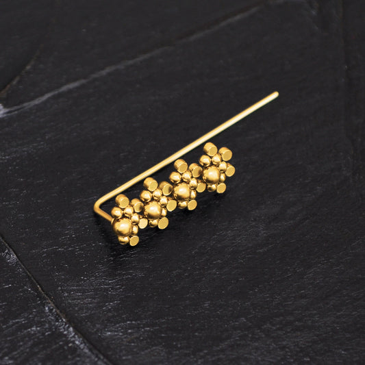 Climber Earrings Surgical Steel - TitaniumFashion