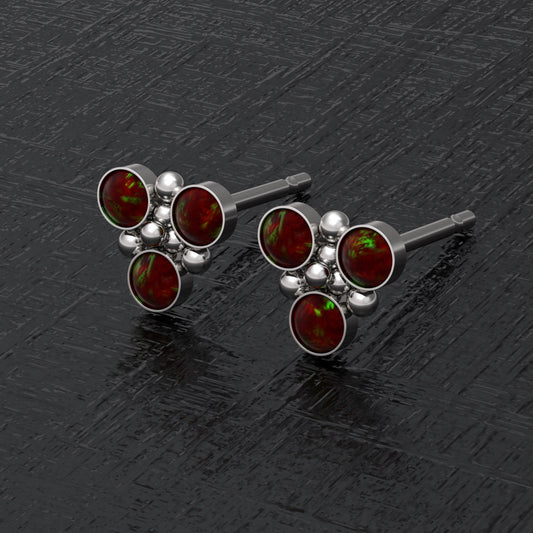 Small Stud Earrings Surgical Steel - TitaniumFashion