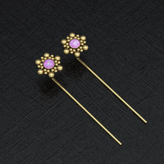 Stud Earrings Surgical Steel - TitaniumFashion