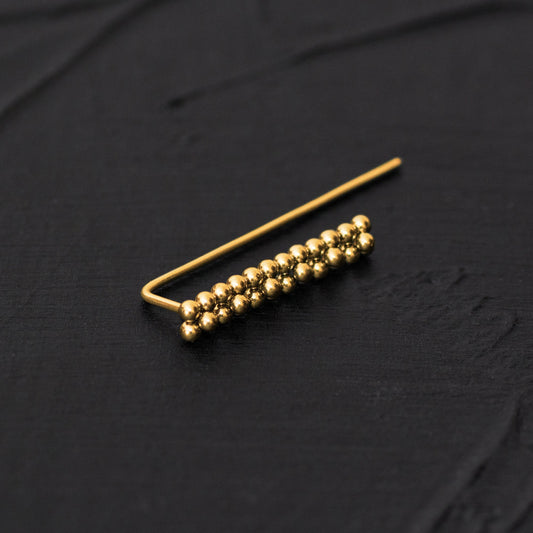 Ear Climber Earrings Surgical Steel - TitaniumFashion