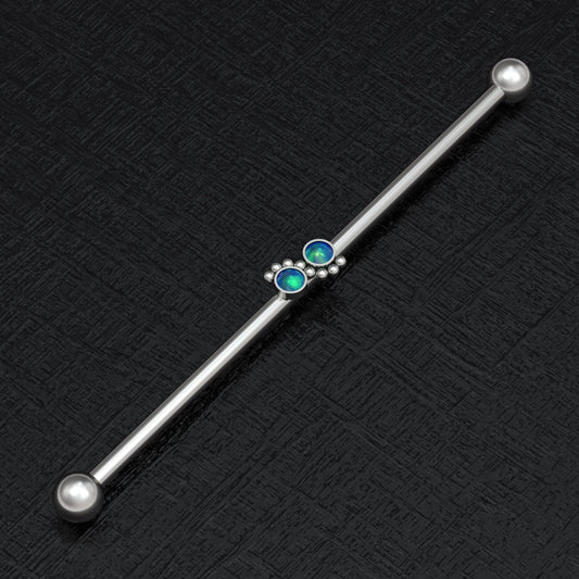 Titanium Industrial Barbell 14g - TitaniumFashion