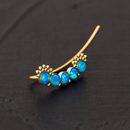 Ear Pin Earrings Surgical Steel - TitaniumFashion