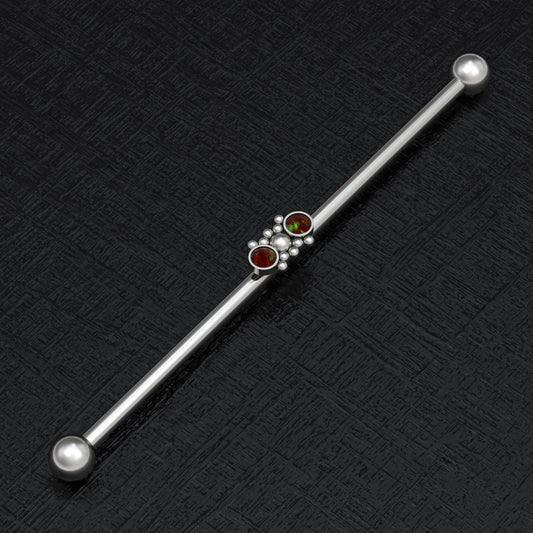 Titanium Industrial Barbell 14g - TitaniumFashion