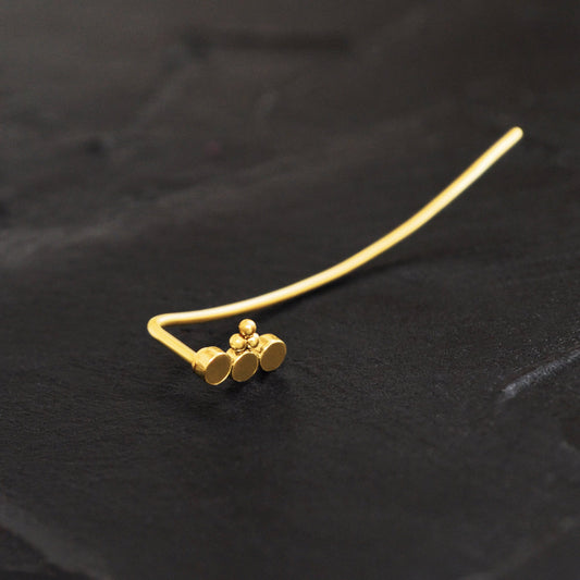 Climbing Earrings Surgical Steel - TitaniumFashion