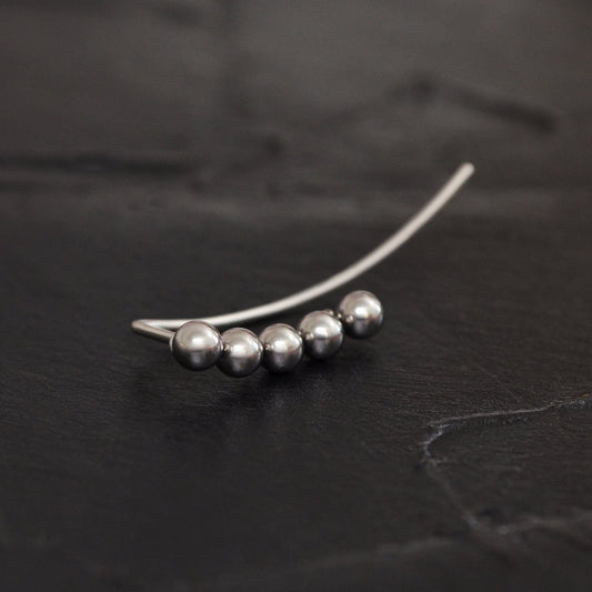 Climber Earrings Surgical Steel - TitaniumFashion