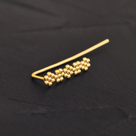 Climbing Ear Cuff Earrings Surgical Steel - TitaniumFashion