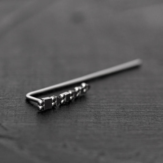 Ear Climber Earrings Surgical Steel - TitaniumFashion