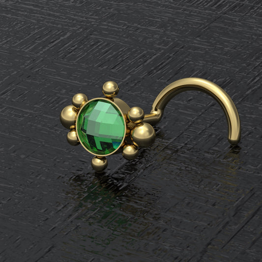 Nose Screw Stud Surgical Steel - TitaniumFashion