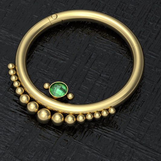 Nipple Ring Hoop Surgical Steel - TitaniumFashion