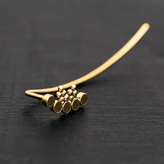 Surgical Steel Ear Crawler Earrings - TitaniumFashion