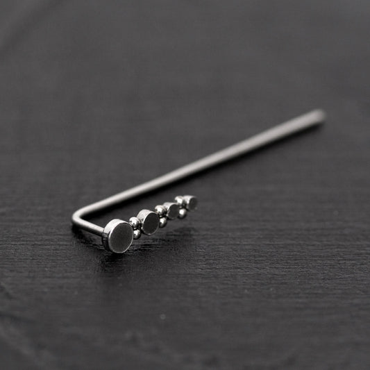 Up The Ear Earrings Surgical Steel - TitaniumFashion