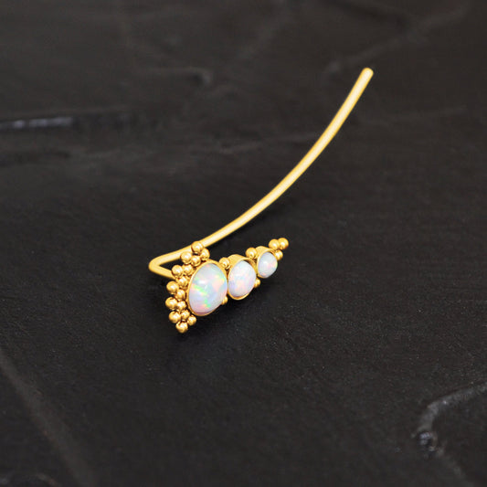 Ear Pin Earrings Surgical Steel - TitaniumFashion