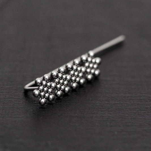 Climbing Ear Cuff Earrings Surgical Steel - TitaniumFashion