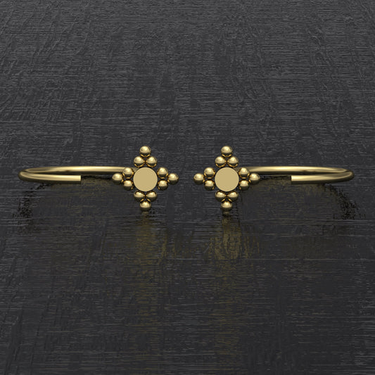 Huggie Hoop Earrings - TitaniumFashion