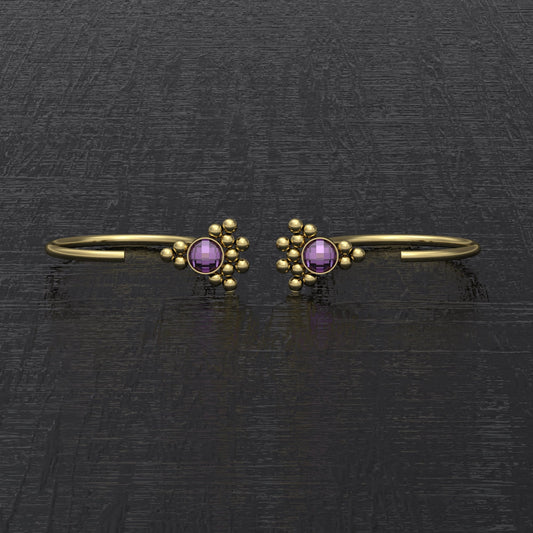 CZ Small Hoop Earrings Surgical Steel - TitaniumFashion