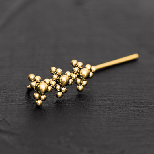 Ear Pin Earrings Surgical Steel - TitaniumFashion