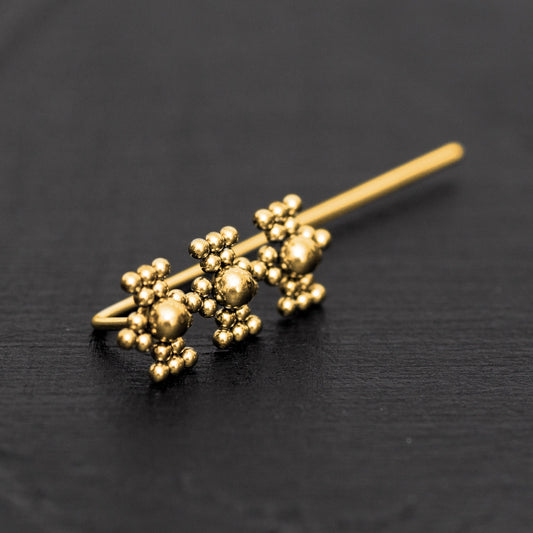 Up The Ear Earrings Surgical Steel - TitaniumFashion