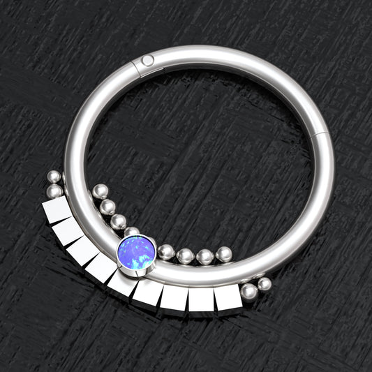 Nipple Ring Opal - TitaniumFashion