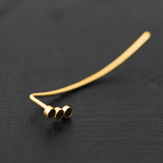 Ear Pin Earrings Surgical Steel - TitaniumFashion