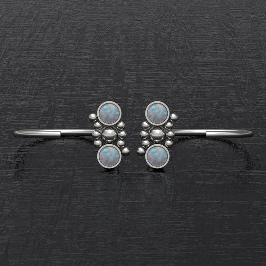 Titanium Open Hoop Earrings Implant Grade - TitaniumFashion