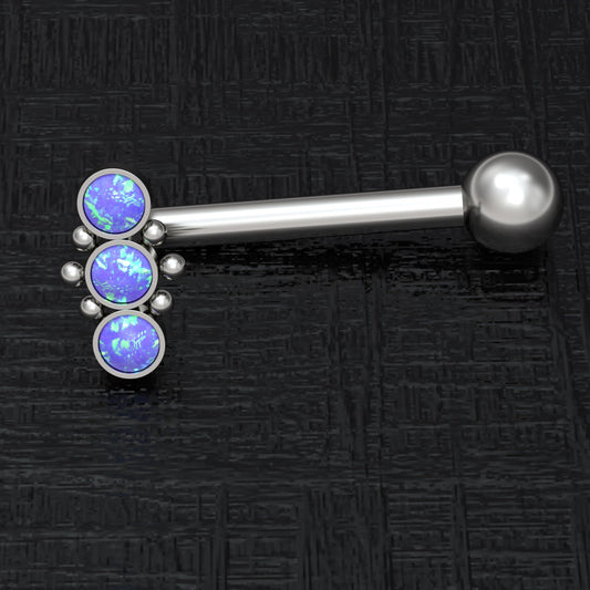Titanium VCH Piercing Jewelry Opal - TitaniumFashion