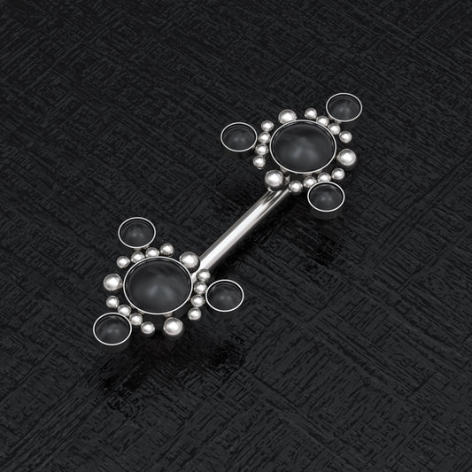 Nipple Barbell Earring Surgical Steel - TitaniumFashion
